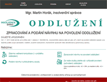 Tablet Screenshot of insolvence-brno.cz